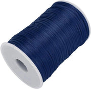Cordone satinato 6,5 cm per decorazione di matrimonio e accessori - Blu marino