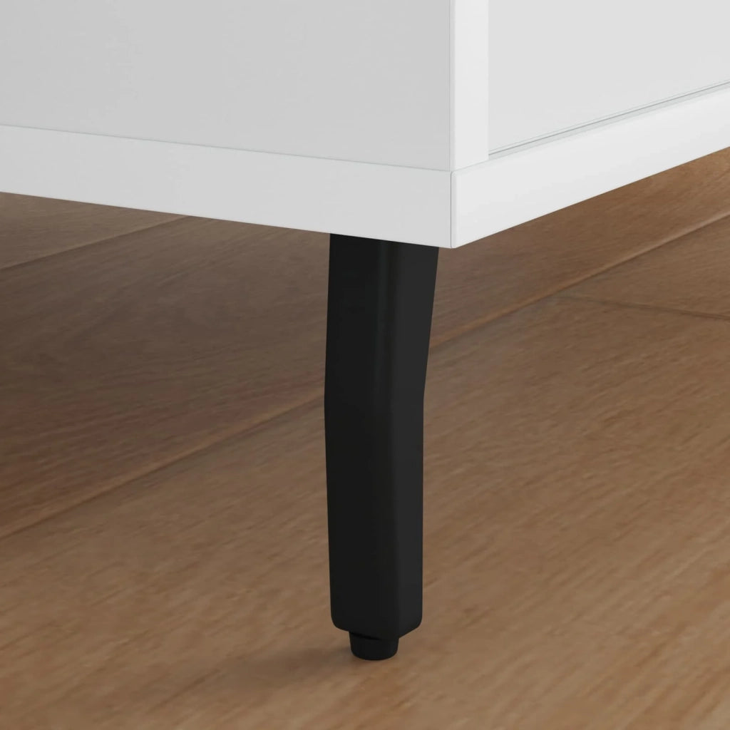 Piedi in piedi 2 pcs Nero 40 x 40 x 100 mm Ferro 864794