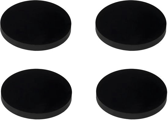Etichette autoadesive - 30mm di diametro - 4 pezzi - Gomma - Autoadesivi - 3mm di spessore - Protezione per sensori di parcheggio - Sensori di parcheggio