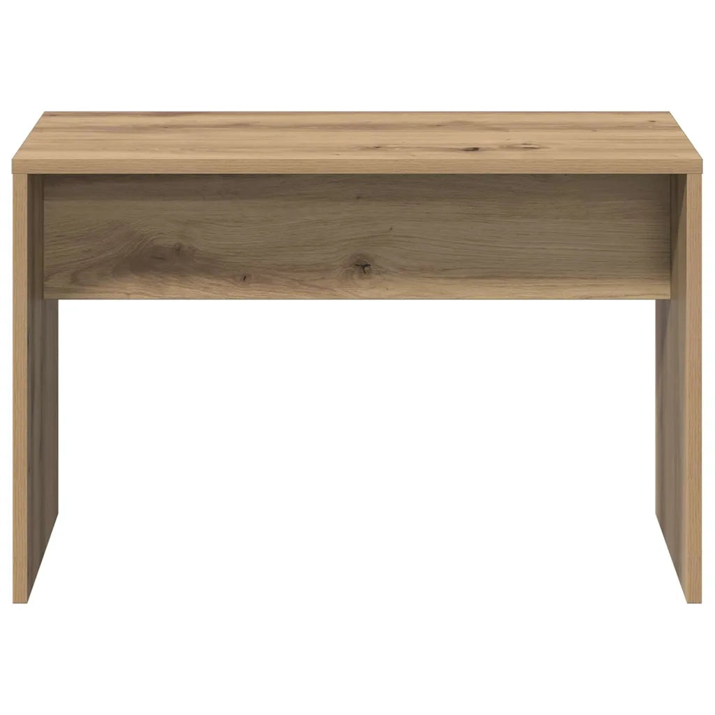 Sgabello da Toeletta Rovere Artigianale 70x35x45 cm Truciolato