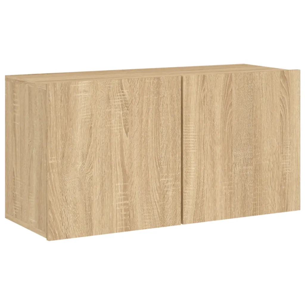 Mobili TV a Muro 5pz Rovere Sonoma in Legno Multistrato 3216466