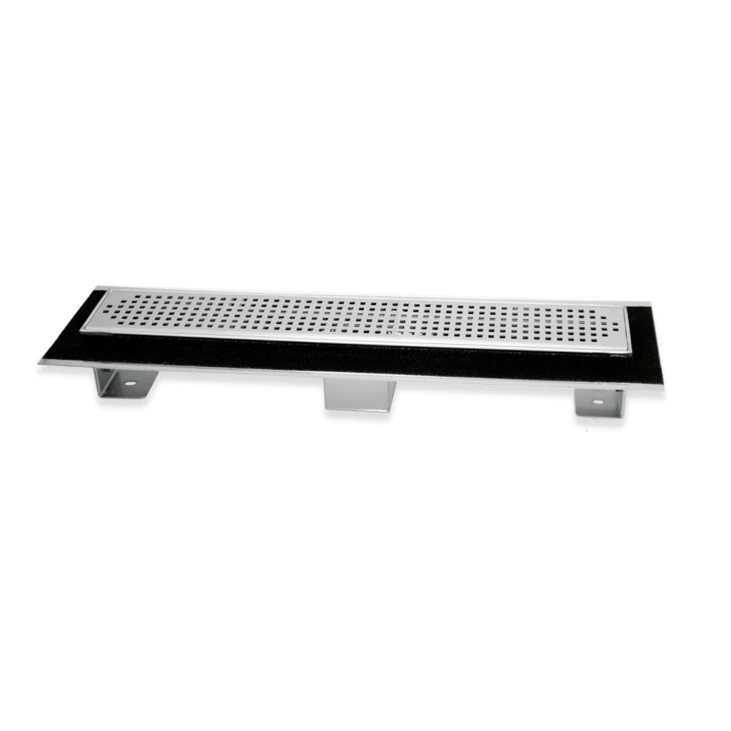 Canale canaletta pavimento lineare scarico doccia acciaio inox lucido canalina *** misure l885xh63>115 mm, confezione 1