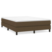 Letto matrimoniale | Letto per adulti | Struttura Letto a Rete a Molle Marrone Scuro 140x190 cm Tessuto