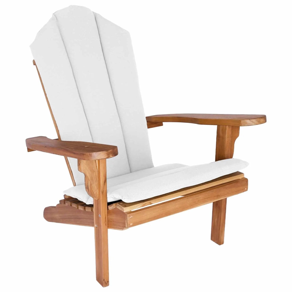 Sedia Adirondack da giardino Naturale Legno di teak solido 42041356