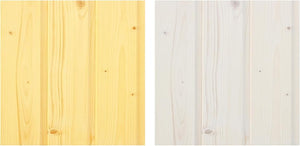 Kit di impregnanti per legno - 5 litri di colore BIANCO+ 5 litri di impregnante di colore CHIARA QUERCIA