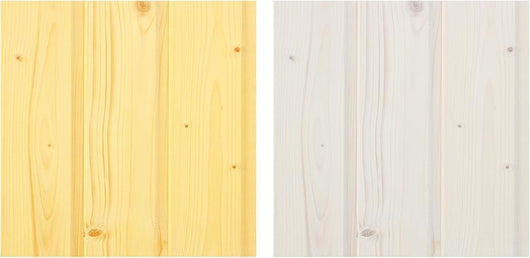 Kit di impregnanti per legno - 5 litri di colore BIANCO+ 5 litri di impregnante di colore CHIARA QUERCIA