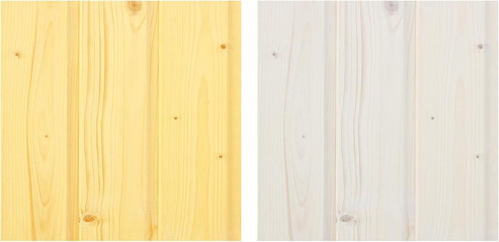 Kit di impregnanti per legno - 5 litri di colore BIANCO+ 5 litri di impregnante di colore CHIARA QUERCIA