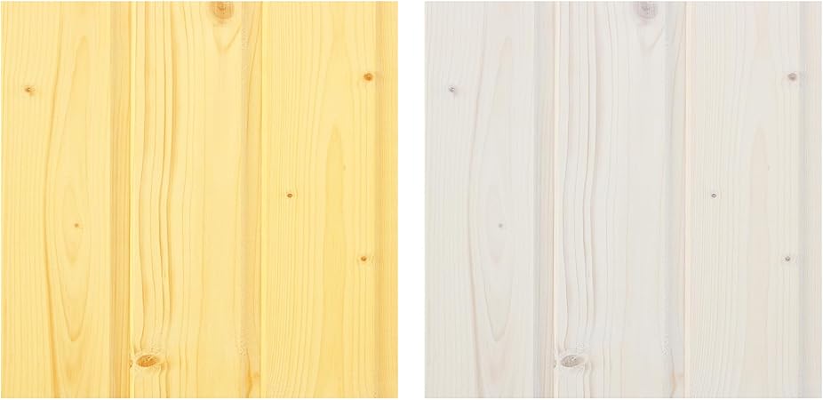 Kit di impregnanti per legno - 5 litri di colore BIANCO+ 5 litri di impregnante di colore CHIARA QUERCIA