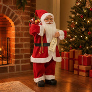 Statuetta di Babbo Natale Rosso 62 cm Poliestere 42050767