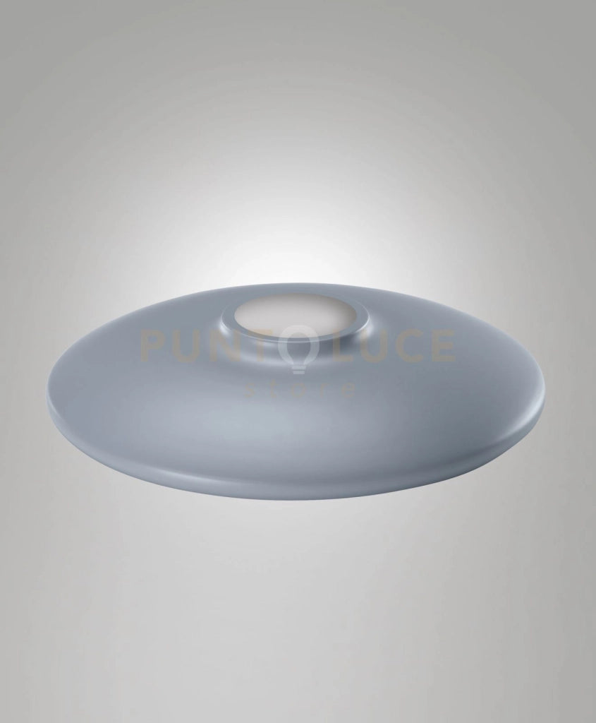 3805-58-374 DIFFUSORE/PARALUME IN METALLO BLU AVIO D.35CM H.6,3CM PER KIT LUCI LED 14W