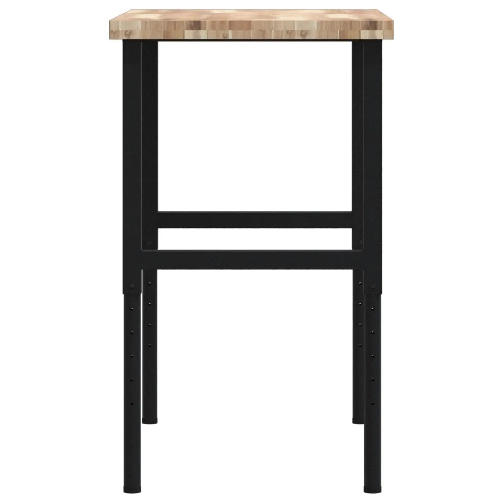 Banco Lavoro 100x60x(73-99,5) cm Legno di Acacia Rettangolare