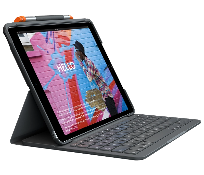 ORIGINAL Logitech Accessori per computer 920-009474 Slim Folio - für iPad Gen 7., 8. und 9. Gen.