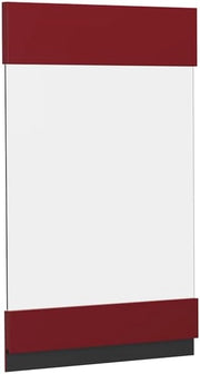 Frontale cucina R-Line, Rosso, 39.6 x 59 cm frontale del mobile per pensile con vetro