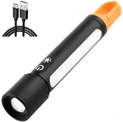 Lanterna da tasca, 3500mAh, 1000 lumen con 9 modalità, impermeabile, regolabile, lanterna da tasca potente, lanterna di emergenza con diverse modalità per casa, auto, escursioni, campeggio (nero)