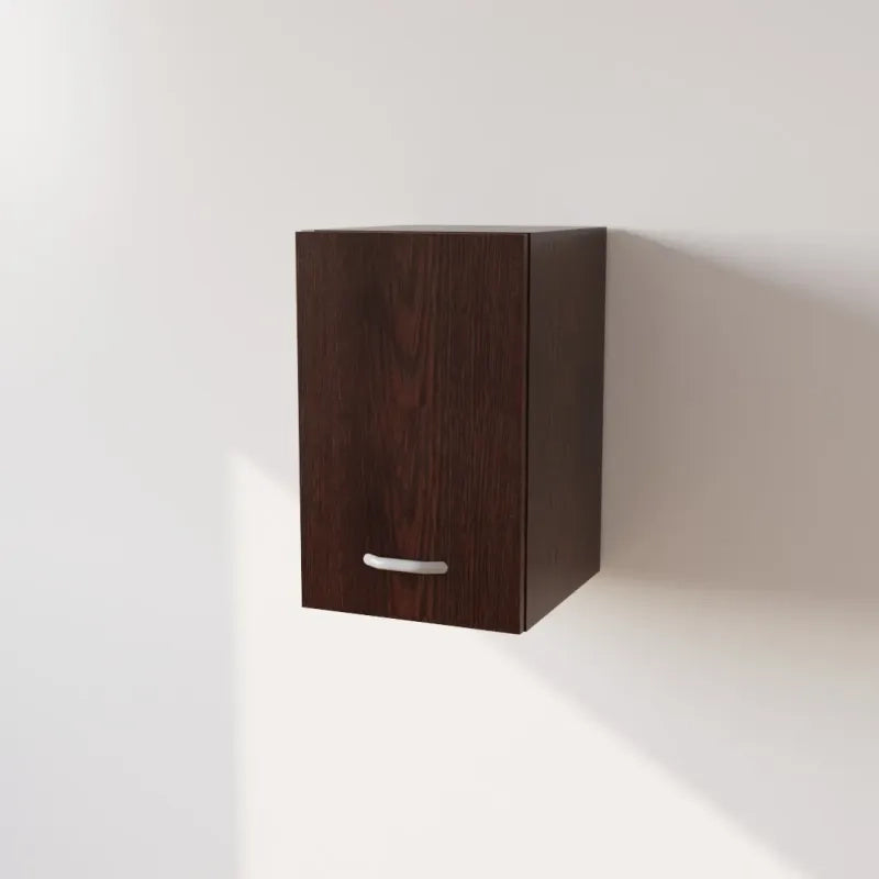 Pensile Cucina in Legno Nobilitato Wenge Mobile Alto con 1 Anta, Pensile Componibile Moderno Made in Italy (H48XL30XP33cm)
