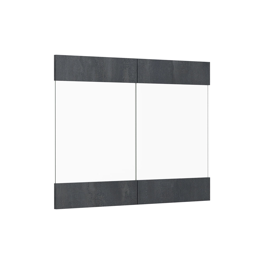 Vicco Frontale cucina Calcestruzzo nero 79.2 x 59 cm frontale del mobile per pensile con vetro