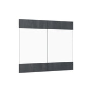 Vicco Frontale cucina Calcestruzzo nero 79.2 x 59 cm frontale del mobile per pensile con vetro