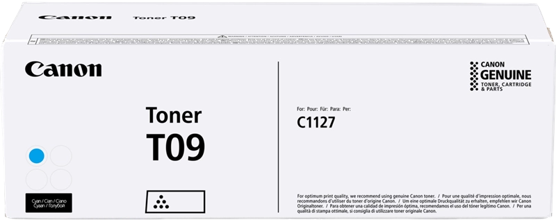 Canon T09 cartuccia toner 1 pz Originale Ciano