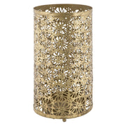 Porta Ombrelli VKH331, Oro, Metallo, 24x24x42 cm