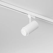 Faretto Cilindrico Per Binario Metallo Bianco Led 20W 3000K