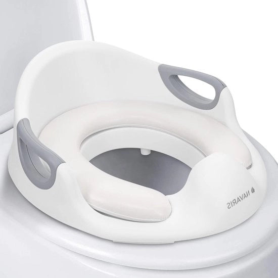 Bracciale per bambini - WC riduce la dimensione con maniglie - Antiscivolo - Bianco