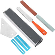Kit di strumenti per luthier professionale per chitarra - Vetrificatore per tasti di chitarra - Lapide di abrasione - Guardia per tavola di chitarra - Fret rocker per livellazione - In acciaio inossidabile - Attrezzatura per chitarra