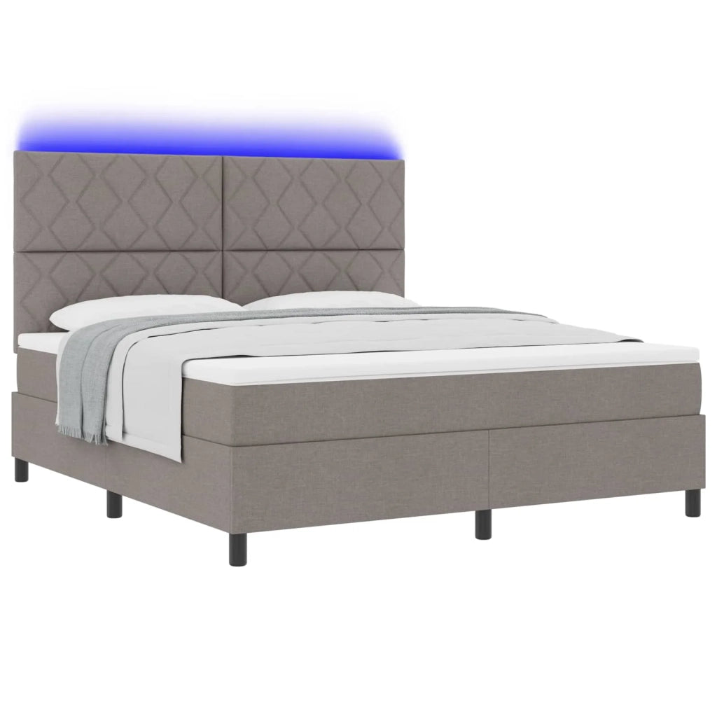 Letto a molle con materasso Talpa 180 x 200 cm Tessuto 3342967