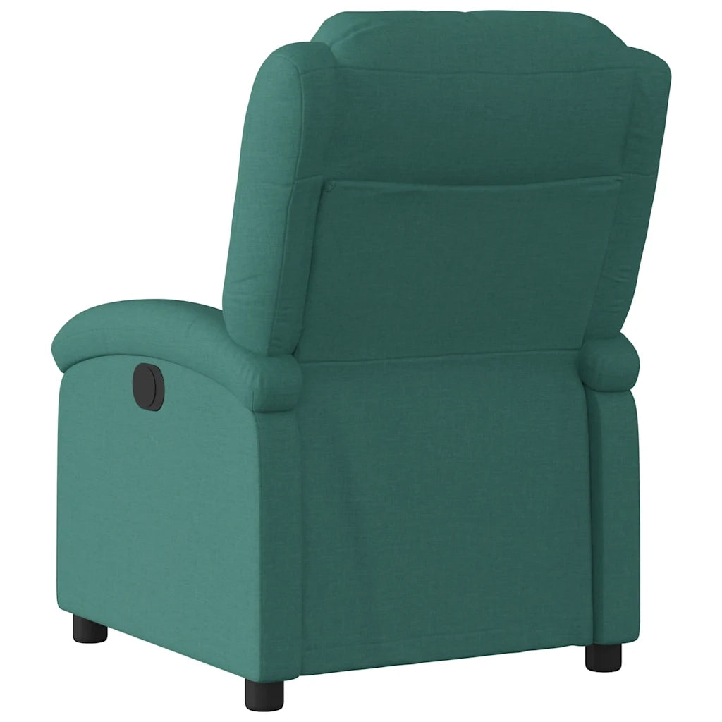 Divano Sedia-Poltrona Reclinabile in Tessuto Verde Scuro 455720