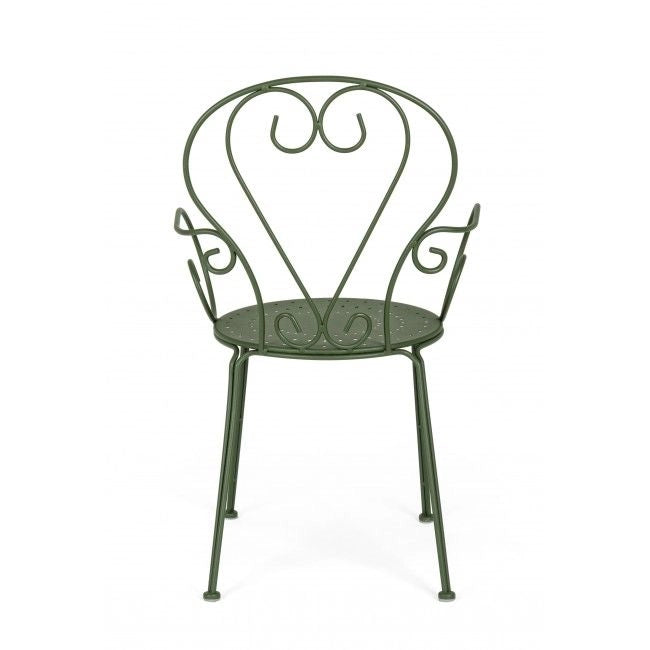 Sedia con braccioli etienne forest