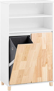 Cassettiera in legno - Spazio di stoccaggio - Armadio da bagno - Organizzatore ampio - 64cm x 110cm x 33cm. Montaggio semplice - Materiali duraturi.