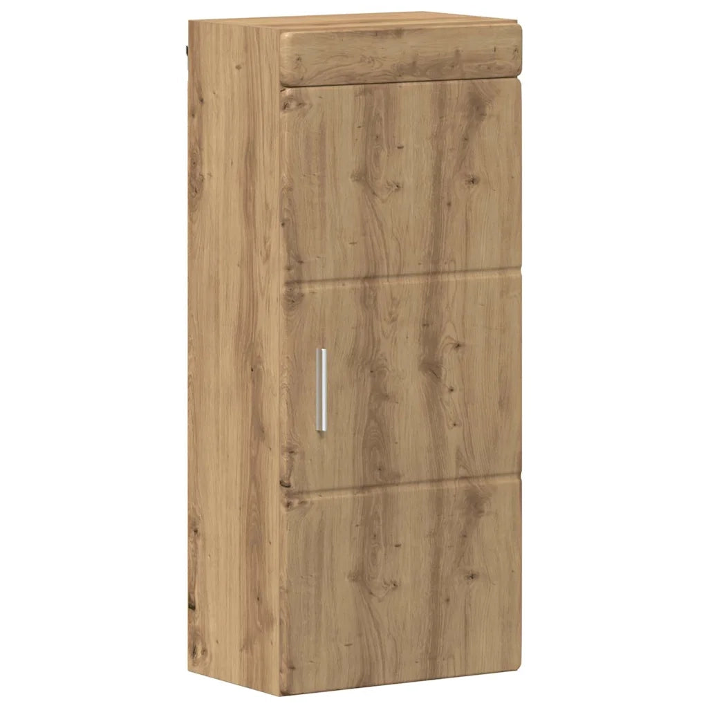 Armadio da bagno a muro con porta TULUM Rovere artigianale