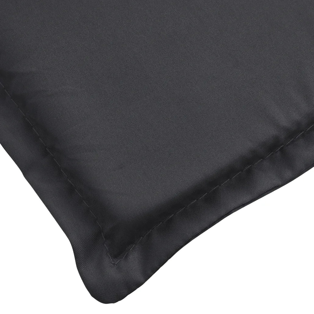 Cuscino per sedie | Cuscino per Lettino Nero 200x50x3 cm in Tessuto Oxford