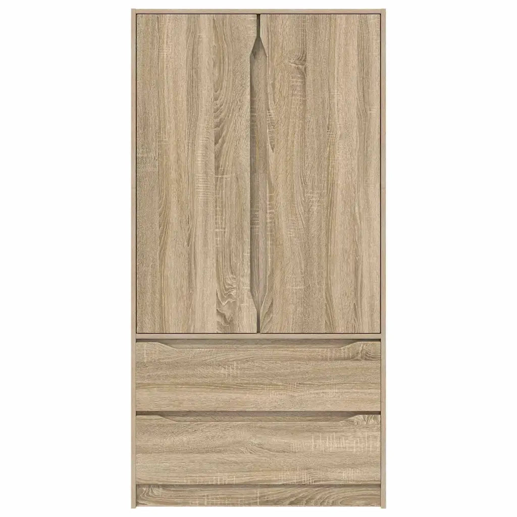 Mobile da Bagno con cassetto Rovere Sonoma 79,5 x 49 x 156 cm