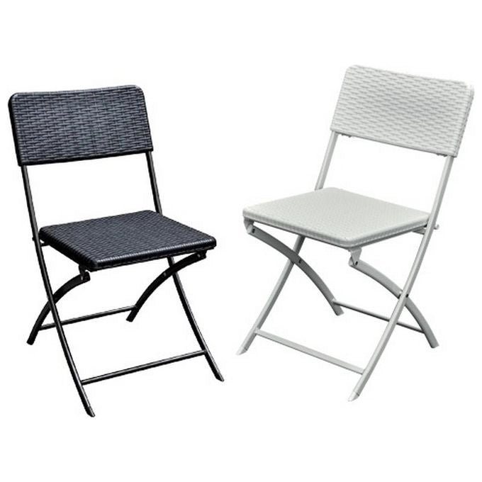 Brixo Sedie Polyrattan Levante Bianco