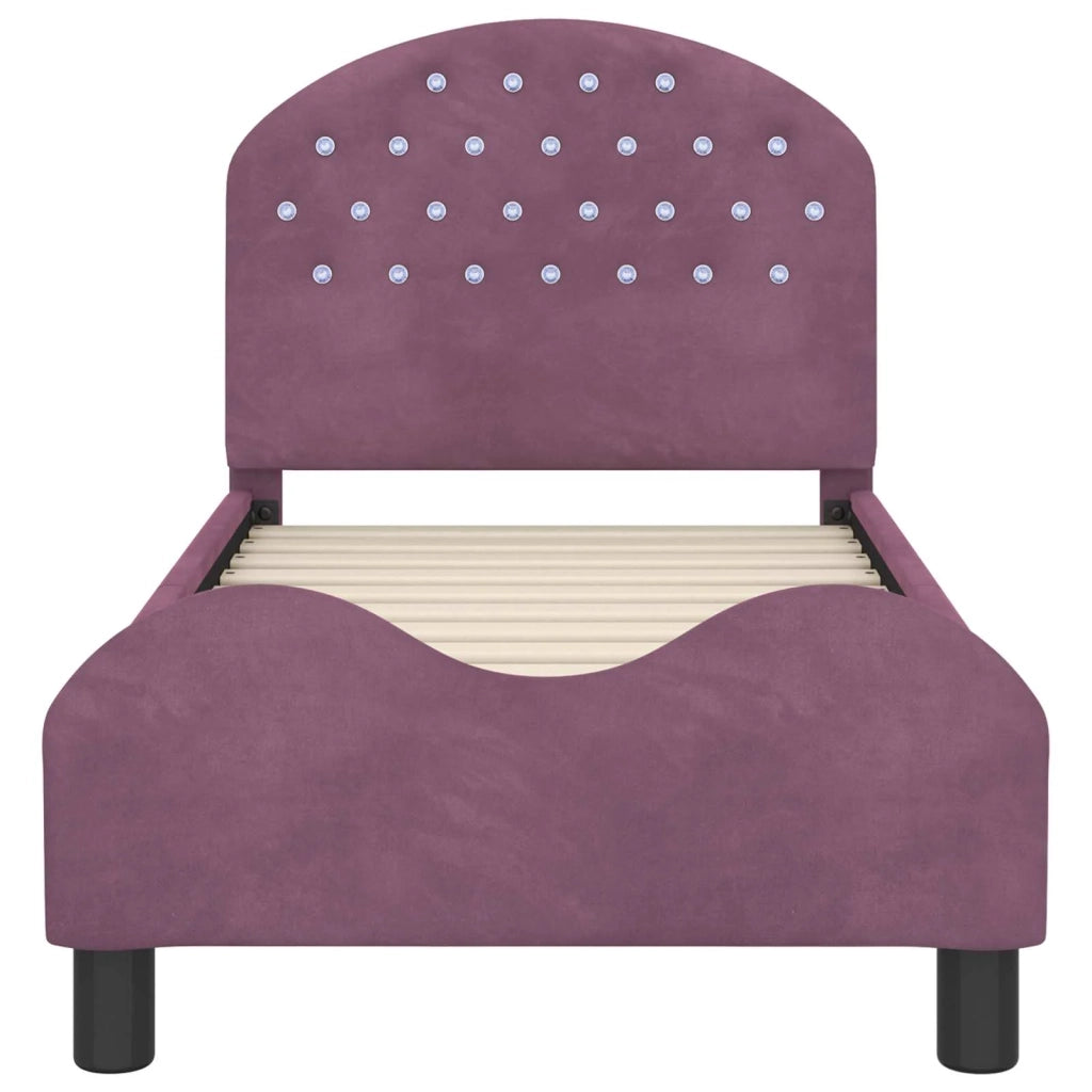 Struttura letto per bambini con testata Viola 70 x 140 cm