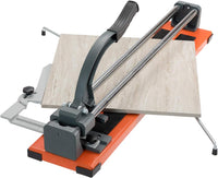 Tagliapiastrelle Manuale Professionale di 61 cm, diagonale di 40,5cm, con scala graduata Precisa rimovibile, rotella di taglio in carburo di tungsteno, per piastre di pavimento e soffitto