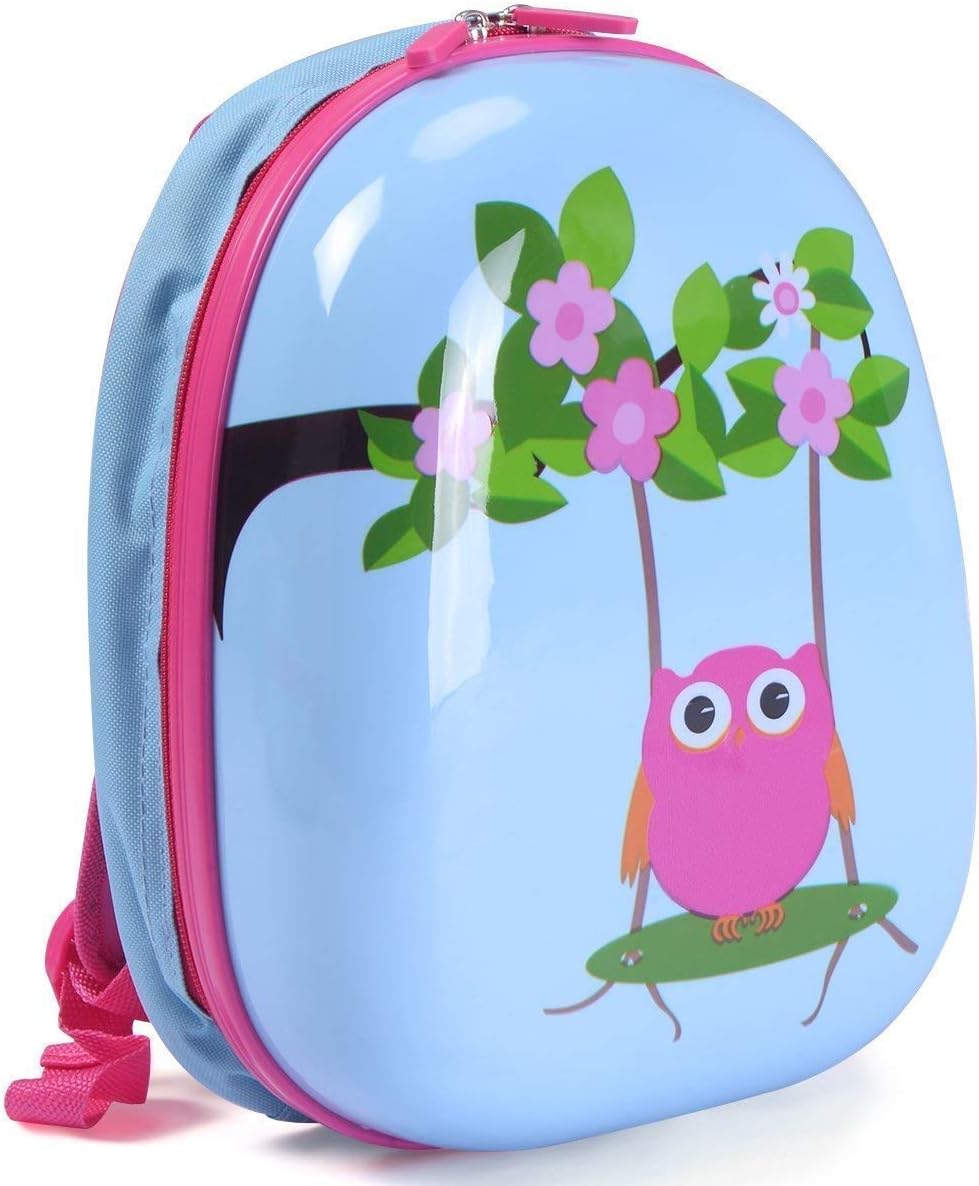 Set di Valigia per Bambini, 16" Valigia+ 12" Zaino, 2 Pezzi, con Ruote Girevoli a 360° e Maniglia Retrattile, Ideale per Viaggiare in Modo Comodo e Divertente (Modello 11)