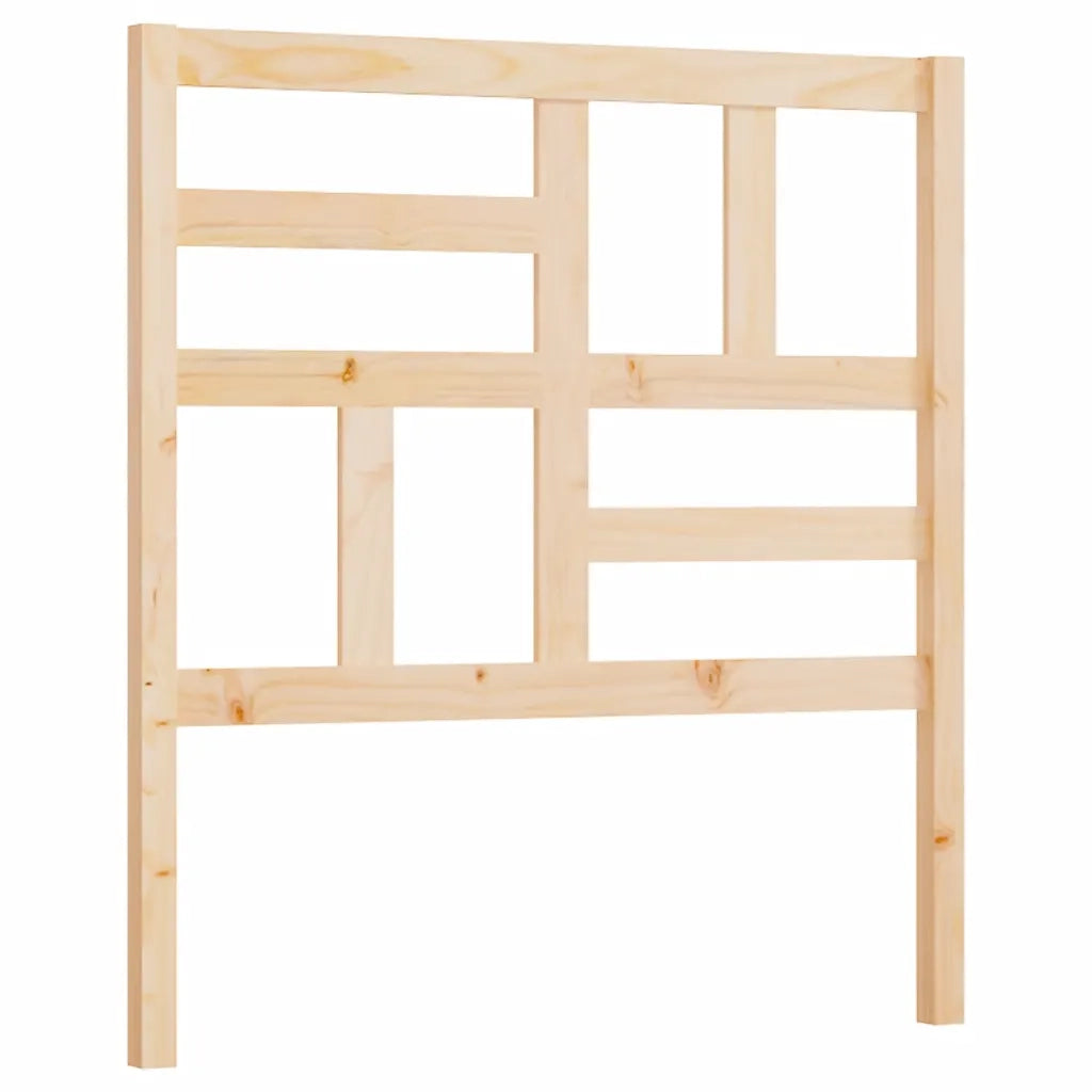 Testiera per Letto 96x4x104 cm in Legno Massello di Pino