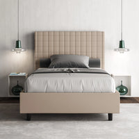 Letto Singolo 80x190 cm con Rete Sunny Tortora