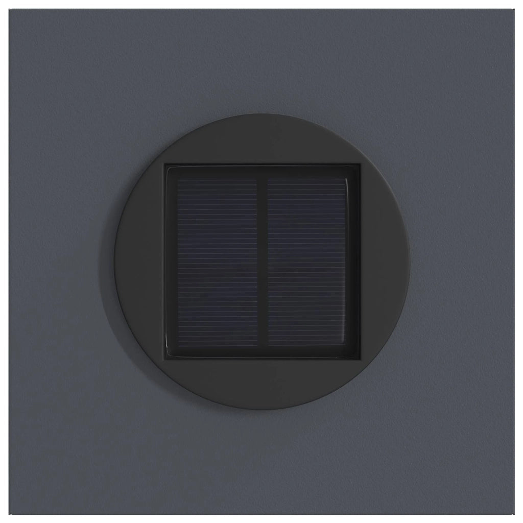 Faro LED solare per sentieri 2 pz Antracite CFW8160519