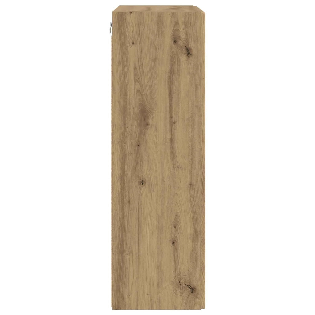 Mobile TV da parete Rovere artigianale 59,5 x 31 x 100 cm 892378