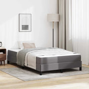 Struttura del letto con materasso Grigio 120 x 190 cm Tessuto