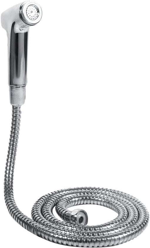 Set di Bidet Manuale - Sparatore in Rame - Tubo Telescopico Flessibile - Set Completo di Bidet Toilette per Bagno (Bidet + Supporto + Tubo)