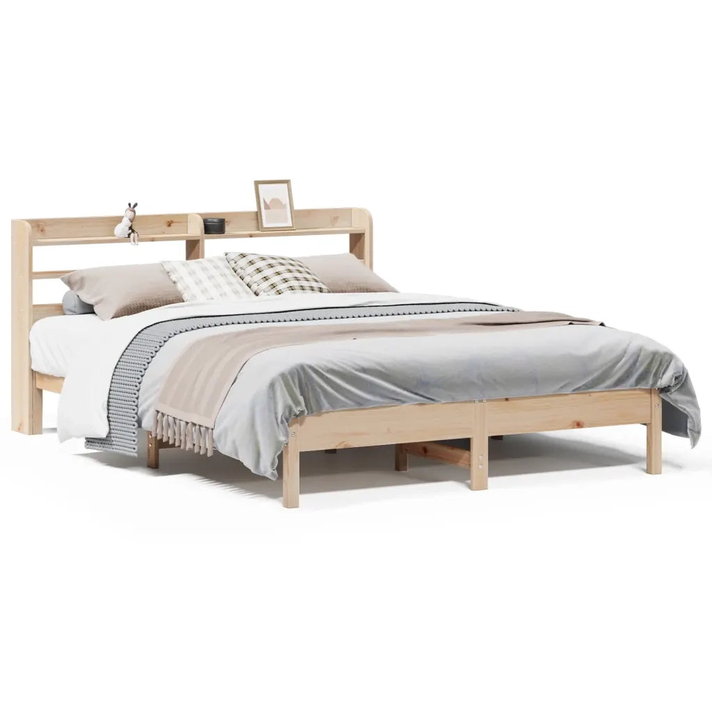 vidaXL Letto senza Materasso 140x190 cm in Legno Massello di Pino