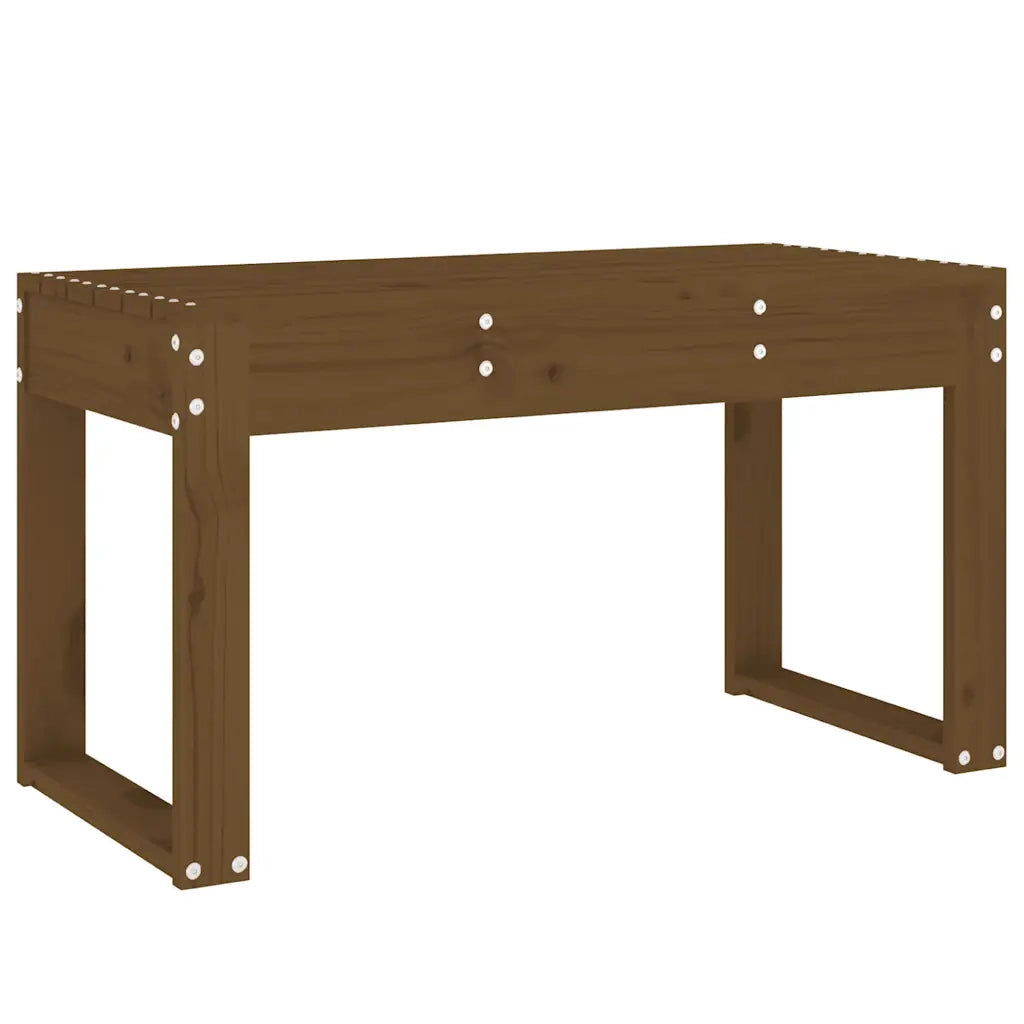 Panchina da Giardino | Panca da Giardino Ambra 80x38x45 cm Legno Massello di Pino