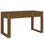 Panchina da Giardino | Panca da Giardino Ambra 80x38x45 cm Legno Massello di Pino