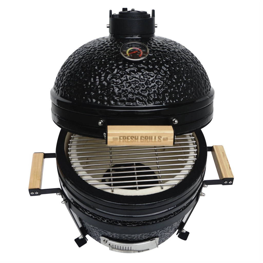 Kamado Grill 40,6 cm (16") BBQ Ceramico a Carbone Smoker con Supporto
