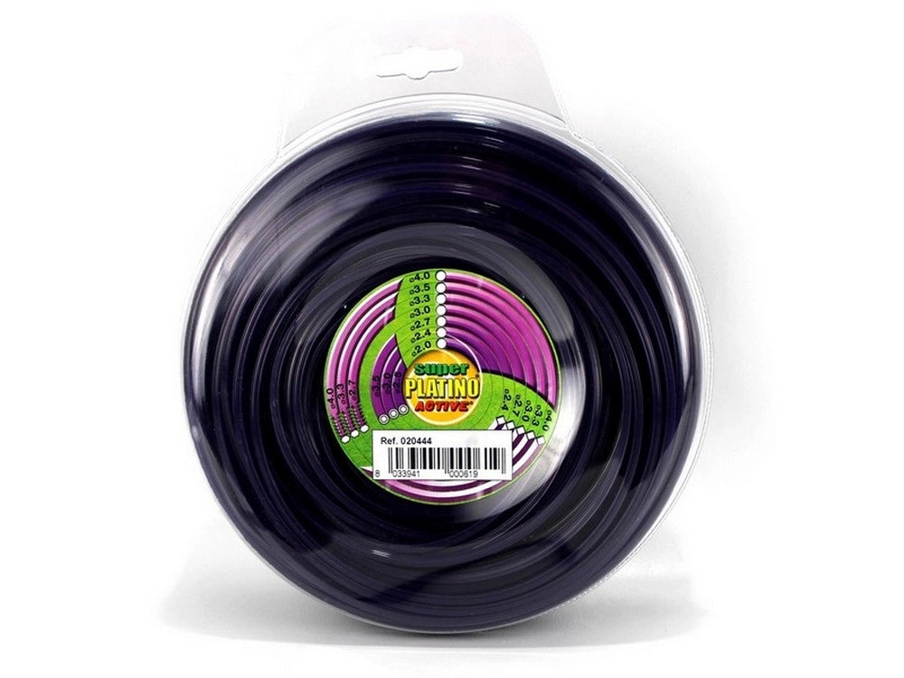 1pz filo seghettato per decespugliatore platino col. viola mm. 4,0x30 mt. (gr.  cod:ferx.vit42561