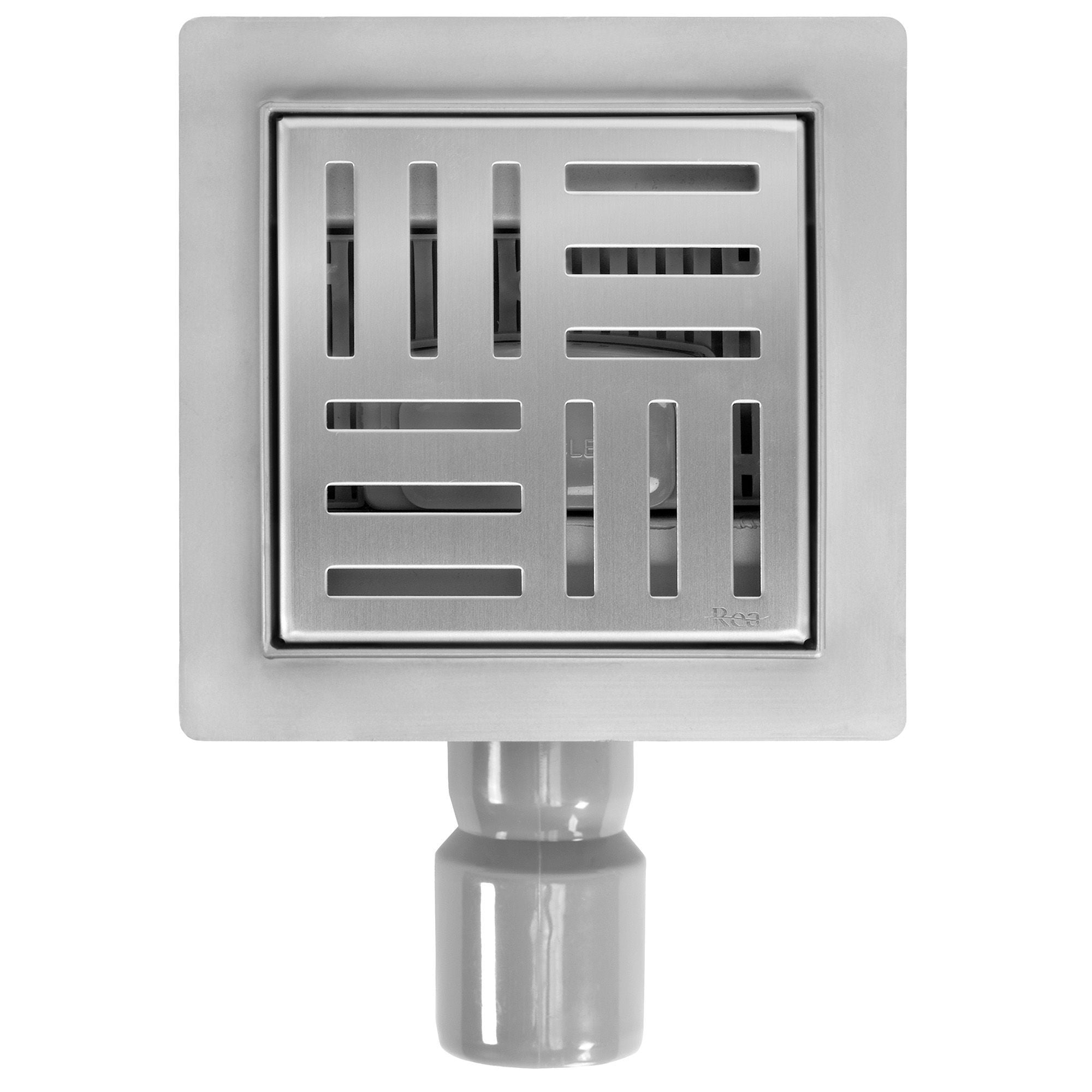 Scarico Lineare Rea Cross Nickel Brush 12x12