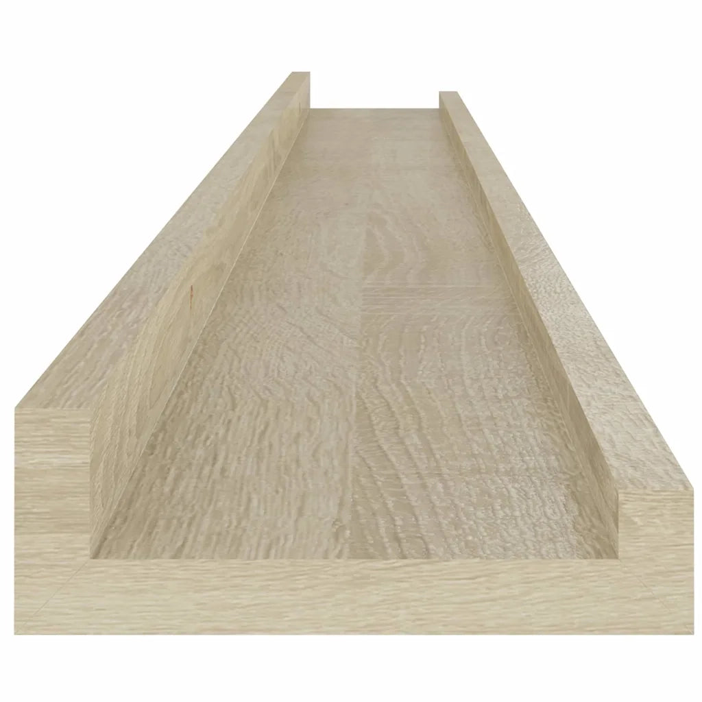 Mensole da Parete 4 pz Rovere Sonoma 100x9x3 cm 326687